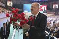AKP-Kongress in der Türkei       -  Der türkische Staatspräsidenten Recep Tayyip Erdogan lässt sich von seinen Anhängern feiern.