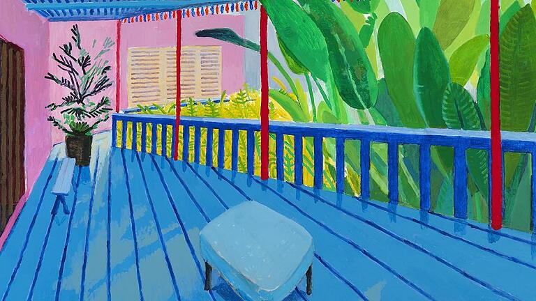 &bdquo;Garden with blue Terrace&ldquo; (2015)