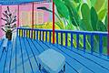 &bdquo;Garden with blue Terrace&ldquo; (2015)
