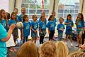 Der „Happy Kids“- Kinderchor unter Leitung von Silvia Schäfer sorgte mit seinen Liedern für viel Spaß bei den Zuhörern.