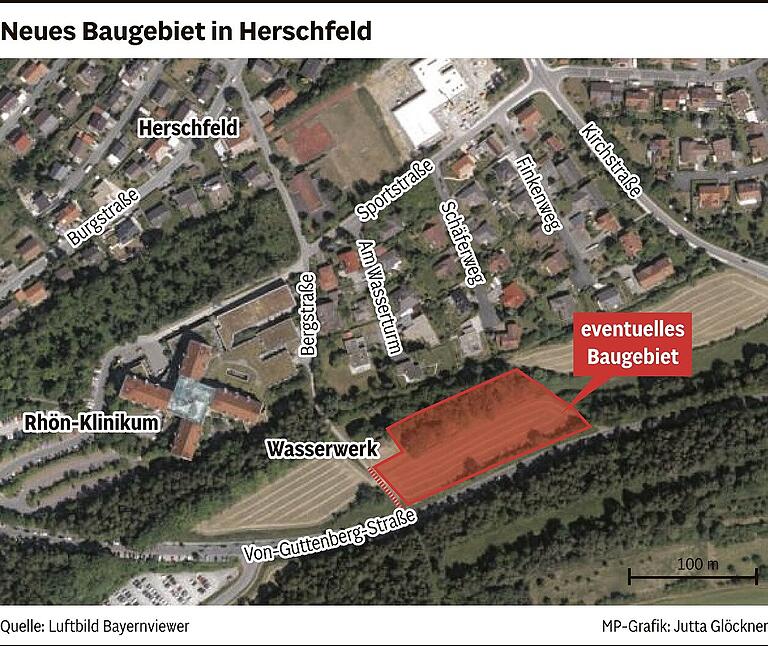 Grafik geplante Wohnanlage in Herschfeld, von-Guttenberg-Straße. Grafik geplante Wohnanlage in Herschfeld, von-Guttenberg-Straße.
