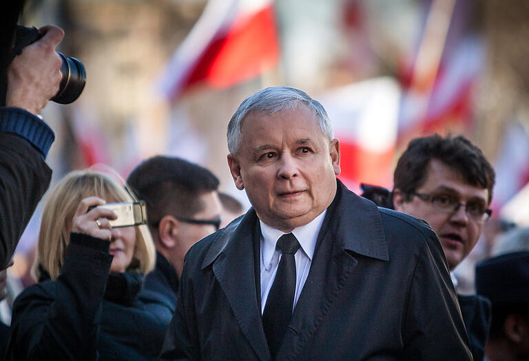 Jaroslaw Kaczynski ist der starke Mann der PiS-Partei in Polen.