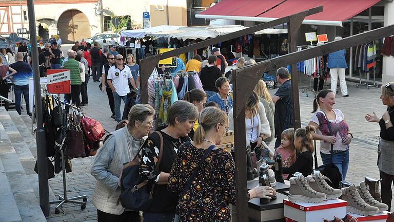 Die Grüne-Markt-Straße war im letzten Jahr bei angenehmen Temperaturen gut besucht.