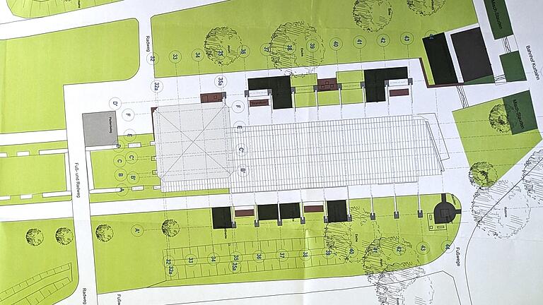 Der Grundriss des neuen Gradierwerks mit umlaufendem Radweg sowie Sitz- und Liegeflächen. Der Grundriss des neuen Gradierwerks mit umlaufendem Radweg sowie Sitz- und Liegeflächen.