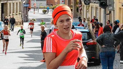 Das schnellste Mädchen beim Schülerlauf über 1600 Meter war Anna Gonnert vom TSV Westheim.