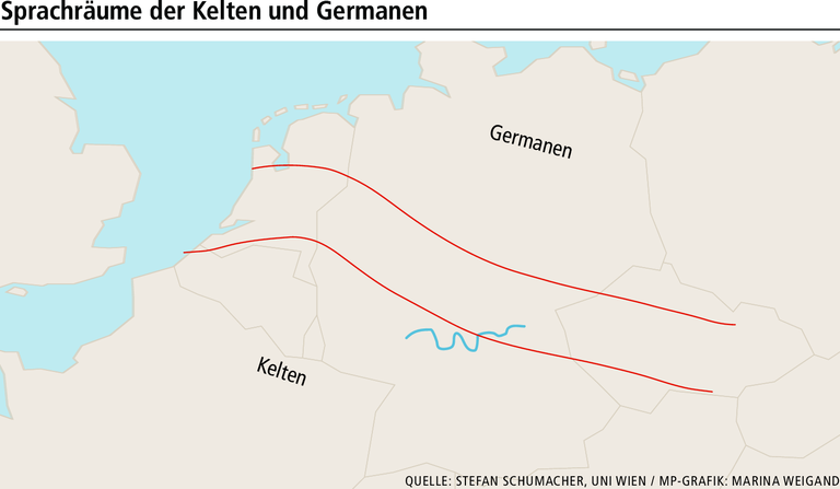 Ein keltischer Schwertträger aus Schönarts