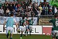 So jubelten Spieler und Fans des FC 05 Schweinfurt im März über den von Benjamin Hadzic erzielten Siegtreffer zum 2:1 gegen den TSV Aubstadt.