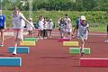 Eifrig dabei waren die Mädchen und Jungen beim Inklusionssportfest im Kitzinger Sickergrundstadion.