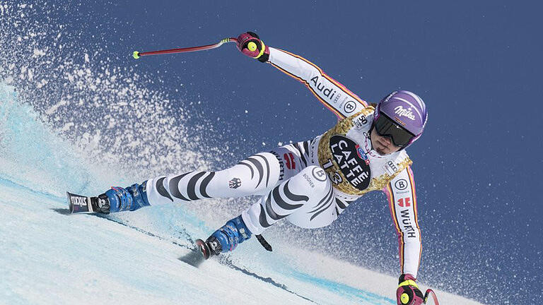 Ausfall       -  Viktoria Rebensburg schied in Crans-Montana im Super-G aus. Foto: Jean-Christophe Bott