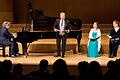 Rund 100 Menschen besuchten im Rahmen des Festivals 'Lied in Würzburg' den Quartettabend² am in der Hochschule für Musik in Würzburg.