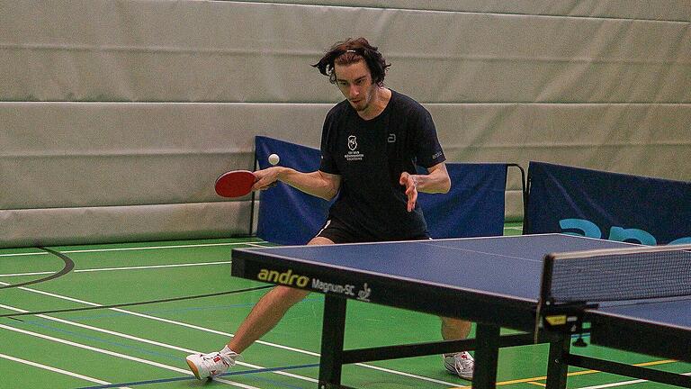 Jakob Schäfer (Archivbild) wird vermutlich Stammspieler des TSV Bad Königshofen II in der Tischtennis-Regionalliga sein. Zum Saisonauftakt fehlt er.