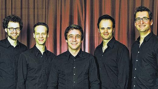 Gefragter Vocal-Act: die Formation &bdquo;vocaldente&ldquo;, die im Klempner- und Kupferschmiedemuseum auftritt.