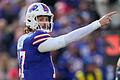 Buffalo Bills - Denver Broncos       -  Josh Allen gilt nach einer bärenstarken Saison als Kandidat auf die Auszeichnung zum wertvollsten Spieler, dem MVP.