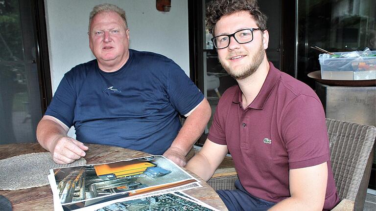 Die Köpfe hinter der Idee eines weiteren Nahwärmenetzes in Wiesentheid: Michael Lorey (links) und Niklas Kapp. Die Köpfe hinter der Idee eines weiteren Nahwärmenetzes in Wiesentheid: Michael Lorey (links) und Niklas Kapp.