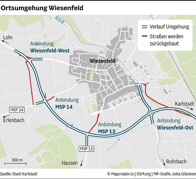 Die Bauarbeiten für die Ortsumgehung laufen: Wie lässt sich Wiesenfeld in Zukunft erreichen? Die Bauarbeiten für die Ortsumgehung laufen: Wie lässt sich Wiesenfeld in Zukunft erreichen?