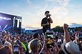 Sonnenschein, Konfettiregen und ein großes Feuerwerk gab es bei dem Konzert von Mark Forster auf dem Festplatz in Bad Neustadt am 26. Juni.