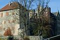 Die Schlossanlage von Thüngen ist ein markanter Mittelpunkt der Marktgemeinde. Der älteste Teil, der 'Alte Stock', wurde 997 erstmals erwähnt. Die drei anderen Bauten, das Burgschloss, das Spitalschloss und das Burgsinner Schloss sind ebenfalls noch gut erhalten und werden genutzt.