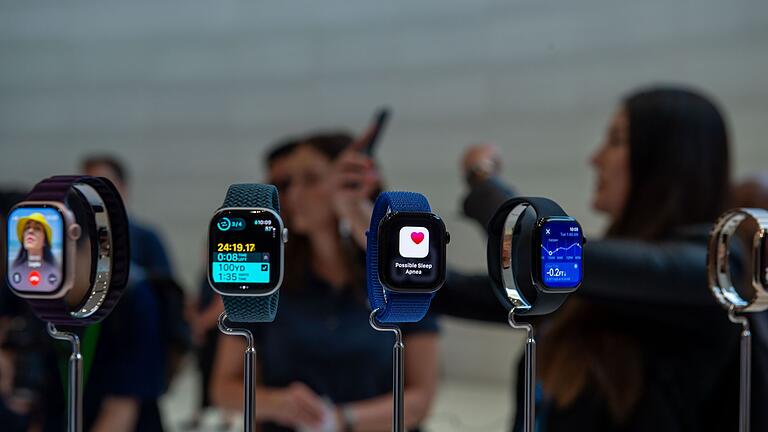 Apple iPhone-Vorstellung - Die Apple Watch kann jetzt auch Schlafapnoe erkennen. Apple iPhone-Vorstellung - Die Apple Watch kann jetzt auch Schlafapnoe erkennen.
