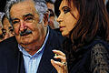 Die Präsidenten: José Mujica (Uruguay) und Cristina Fernández de Kirchner (Argentinien).