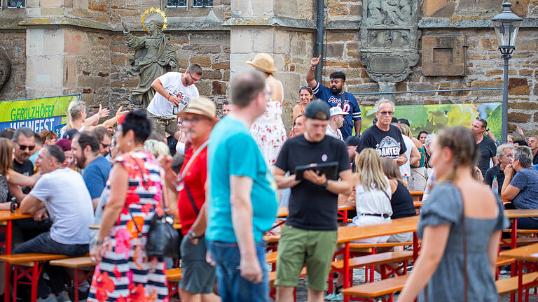 Das Weinfest in Gerolzhofen ist 'Frankens größte Weinstube'