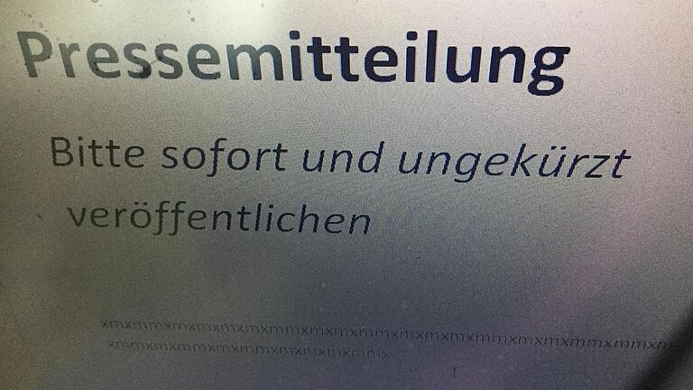 Symbolbild: Veröffentlichte Pressemitteilungen müssen als solche gekennzeichnet worden sein, wenn sie nicht redaktionell bearbeitet sind. Aber dabei sollte Quellenklarheit immer gewahrt bleiben. Symbolbild: Veröffentlichte Pressemitteilungen müssen als solche gekennzeichnet worden sein, wenn sie nicht redaktionell bearbeitet sind. Aber dabei sollte Quellenklarheit immer gewahrt bleiben.