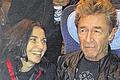 Strahlender Fan: Bianca Voggenauer durfte Peter Maffay anhimmeln.