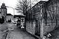 Der Einzige in Würzburg: Bis 1988 stand in der Salvatorstraße ein Hochbunker aus Beton. Links ist die Kirche des Missionsärztlichen Instituts zu erkennen.