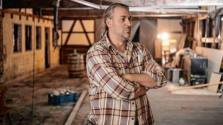 Umbau im Brauhaus       -  Michael Will auf der Baustelle der ehemaligen Brauhausbar. Zurück zun den Wurzeln lautet seine Devise. Im November soll dort mit der Goldenen Gans eine Gastwirtschaft öffnen, die zum Essen Bier aus der eigenen Hausbrauerei anbietet. Auch eine große Auswahl an Craftbieren soll es geben.