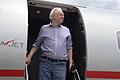 Julian Assange       -  Assange ist mit einem gecharterten Flugzeug aus Großbritannien ausgereist.