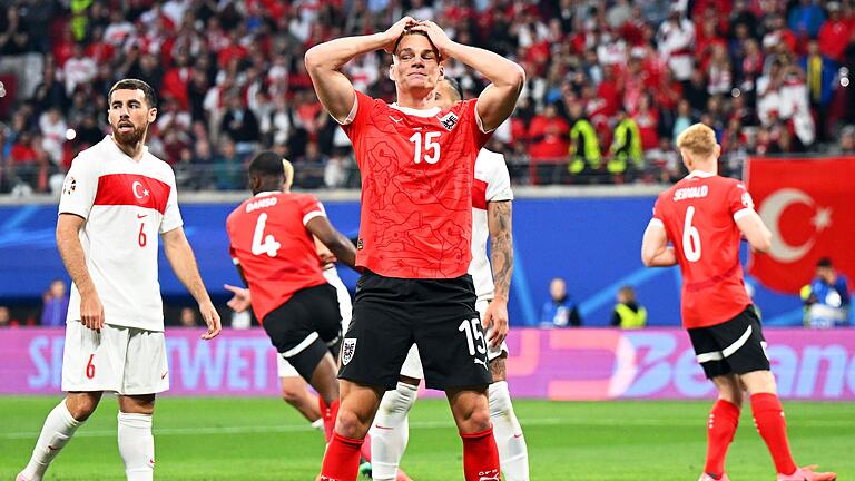 Euro 2024: Österreich - Türkei.jpeg       -  Niederlage gegen die Türkei: Achtelfinal-Aus für Österreich.