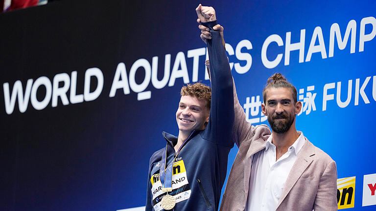 Schwimmen: Weltmeisterschaft.jpeg - Wachablösung nach fast 15 Jahren: Leon Marchand hat den letzten Weltrekord von Michael Phelps geknackt. Schwimmen: Weltmeisterschaft.jpeg - Wachablösung nach fast 15 Jahren: Leon Marchand hat den letzten Weltrekord von Michael Phelps geknackt.