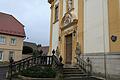 Die Treppe vor der Schutzengelkirche (auch 'Dom vom Gau' genannt) soll saniert werden.