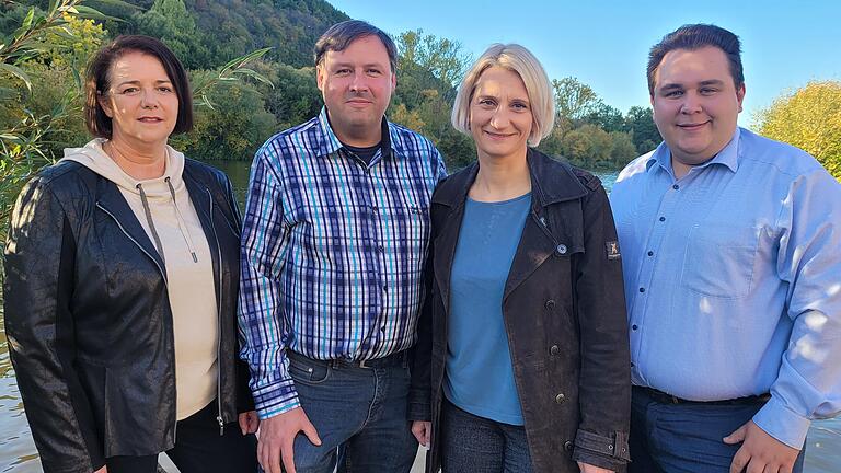 Bewerben sich um ein Landtags- oder Bezirkstagsmandat für die SPD Main-Spessart (von links): Monika Poracky, Stefan Rümmer, Pamela Nembach, Marc Nötscher. Bewerben sich um ein Landtags- oder Bezirkstagsmandat für die SPD Main-Spessart (von links): Monika Poracky, Stefan Rümmer, Pamela Nembach, Marc Nötscher.