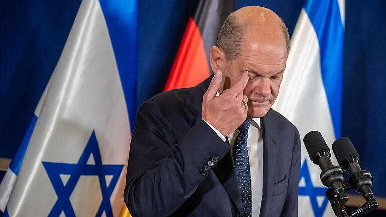 Michael Kappeler, dpa.jpg - Bundeskanzler Olaf Scholz war diese Woche zu Besuch im Kriegsgebiet in Israel. Das Thema brachte er auch mit in den Bundestag. Michael Kappeler, dpa.jpg - Bundeskanzler Olaf Scholz war diese Woche zu Besuch im Kriegsgebiet in Israel. Das Thema brachte er auch mit in den Bundestag.