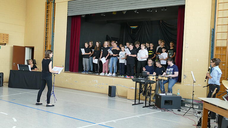 Musiklaischer Abend bei der Mittelschule Kürnachtal Estenfeld. Foto: Mittelschule Kürnachtal Estenfeld