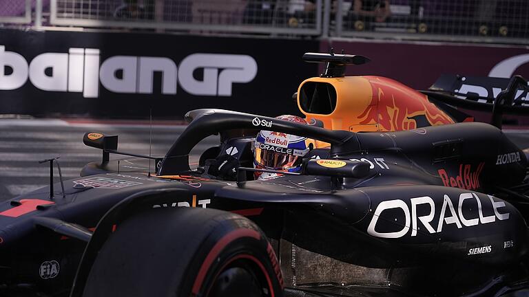 Motorsport: Grand Prix von Aserbaidschan - Qualifying       -  Max Verstappen kam nicht über Platz sechs hinaus.