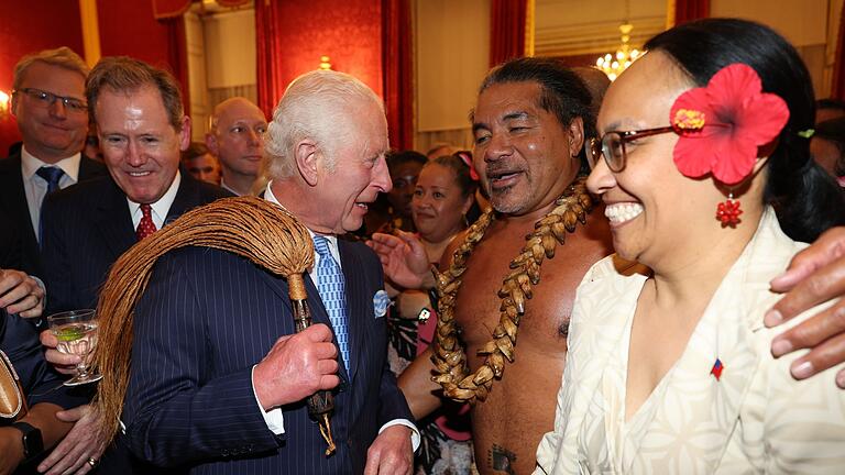 Charles bei  Empfang zu Ehren des Staatenbunds Commonwealth       -  Der Monarch gab einen Empfang in London.