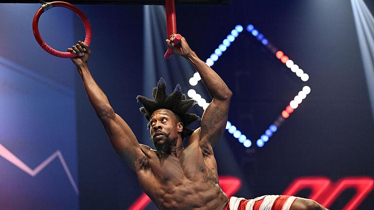 Der Profi-Handballer Gary Hines, der bis 2020 beim HSC Bad Neustadt spielte, wird am Freitag, 13. Oktober, wieder in der RTL-Sendung 'Ninja Warrior' zu sehen sein. Der Profi-Handballer Gary Hines, der bis 2020 beim HSC Bad Neustadt spielte, wird am Freitag, 13. Oktober, wieder in der RTL-Sendung 'Ninja Warrior' zu sehen sein.