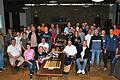 38 'Schachverrückte' schlugen sich zum Auftakt des Unterfränkischen Schachfestivals in Bad Königshofen die Nacht um die Ohren und spielten Schnellschach mit Rockmusik bis zum Morgen.