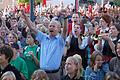 Als Stefan Paulus (Mitte) 2008 Bürgermeister von Knetzgau wurde, packte er die verschiedensten Projekte und sorgte auch für Spaß in der Gemeinde - hier 2009 beim Bayern3-Dorffest.&nbsp;&nbsp;