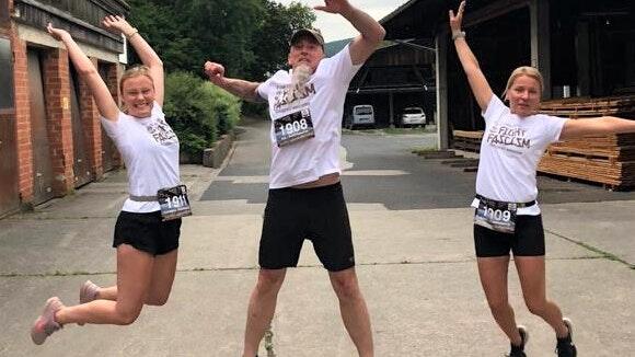 Nicht nur die Maischs freuen sich auf den 'Saueichelauf' beim TSV Unterelsbach (von links): Anna-Lena, Ralf und Katrin Maisch. Nicht nur die Maischs freuen sich auf den 'Saueichelauf' beim TSV Unterelsbach (von links): Anna-Lena, Ralf und Katrin Maisch.