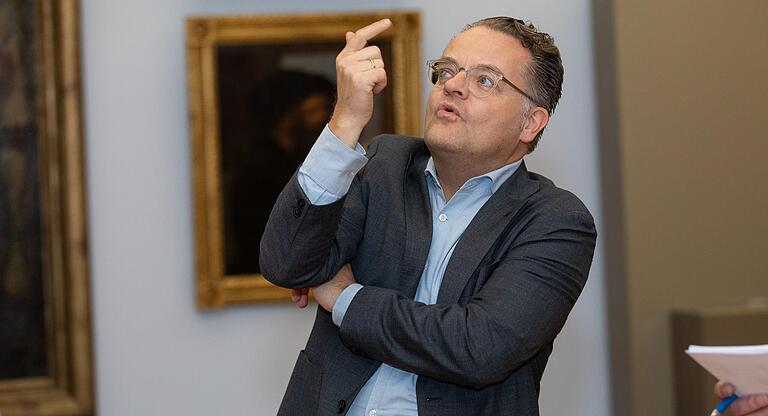 Damian Dombrowski, Leiter der Neueren Abteilung des Martin von Wagner Museums der Universität Würzburg.&nbsp;