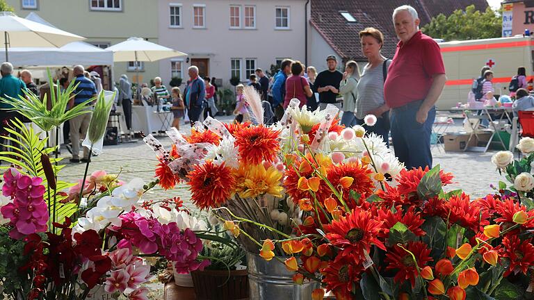 In den bunten Farben des Herbstes strahlt jedes Jahr der Rödelseer Erntedankmarkt rund um Schloss Crailsheim. In den bunten Farben des Herbstes strahlt jedes Jahr der Rödelseer Erntedankmarkt rund um Schloss Crailsheim.