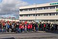 Beim Automobilzulieferer Valeo protestieren Beschäftigte diesen Donnerstag in Bad Neustadt erneut gegen die geplante Schließung der Fertigung.