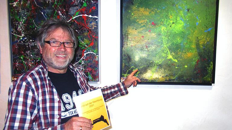 Bei der Pfingstausstellung auf der Giechburg präsentieren der Westheimer Künstler Hannes Betz (hier mit seinen Bildern „alfa G“ und „vorwärts“) und weitere Künstlerinnen und Künstler aus dem Raum Bamberg und Haßberge ihre Kunstwerke bis zum 27. Juni. Bei der Pfingstausstellung auf der Giechburg präsentieren der Westheimer Künstler Hannes Betz (hier mit seinen Bildern „alfa G“ und „vorwärts“) und weitere Künstlerinnen und Künstler aus dem Raum Bamberg und Haßberge ihre Kunstwerke bis zum 27. Juni.