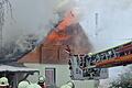 Besonders gefordert waren die Wernecker Feuerwehrleute unter anderem beim Dachstuhlbrand im Januar 2023 in Eckartshausen.