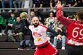 Joao Oliveira (am Ball) war mit acht Treffern bester Torschütze des HSC Bad Neustadts bei der knappen Niederlage gegen den&nbsp; TV Marktsteft