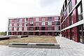 Studentenwohnheime können den Bedarf an Wohnraum nur zum Teil abdecken. Hier der jüngste Neubau des Studentenwerks am Würzburger Hubland, eingeweiht im April 2016.
