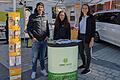 Das Team der Energieagentur Main-Tauber-Kreis mit Jürgen Muhler (links), Lara Stein und Nadine Hofmann stand für Fragen zum Energiesparen zur Verfügung.