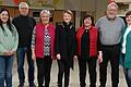 Die Vorstandschaft (von links): Carolin Dunst (Schriftführerin), Ditmar Kaiser (Beisitzer), Ursula Holzinger (Kassiererin), Regine Schlereth (Dirigentin), Maria Gottfried (1. Vorsitzende), Richard Steigerwald (Beisitzer), Ursula Boreatti (2. Vorsitzende).